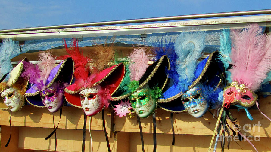 Venice Masks Photograph by Wendy Golden