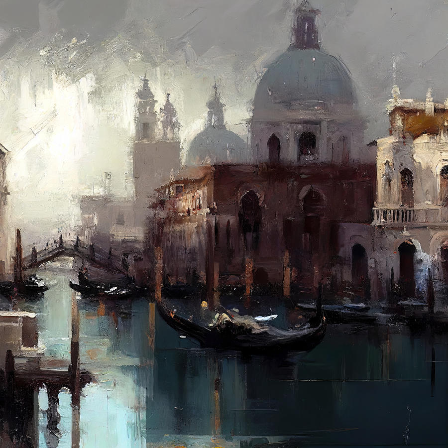 Venice of Renaissance Digital Art by Klajdi Stafa