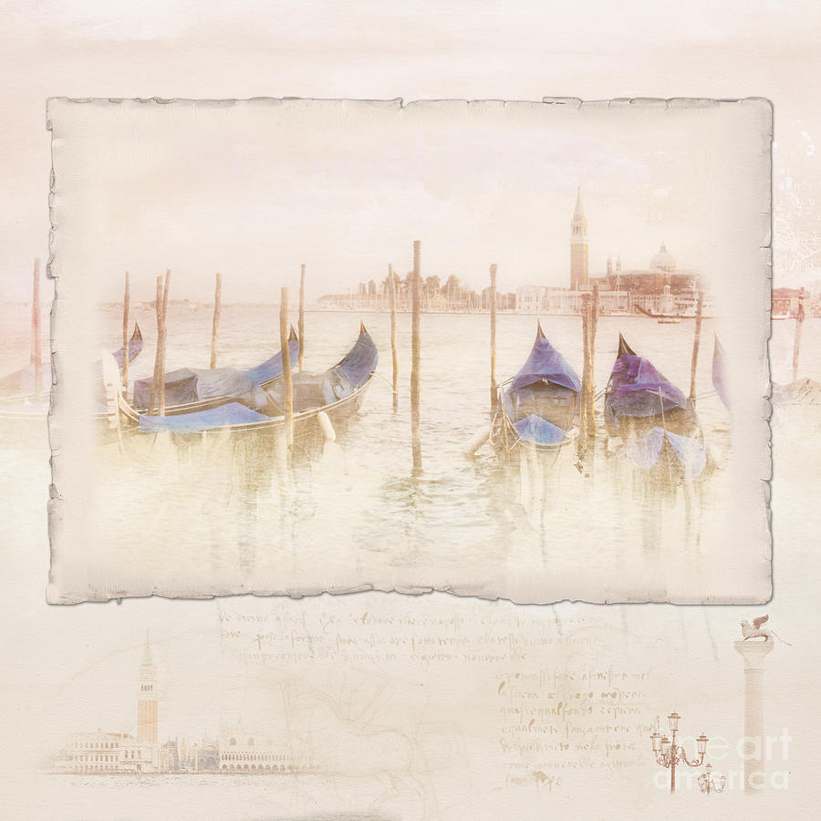 Venice Paperie Digital Art by Ann Garrett
