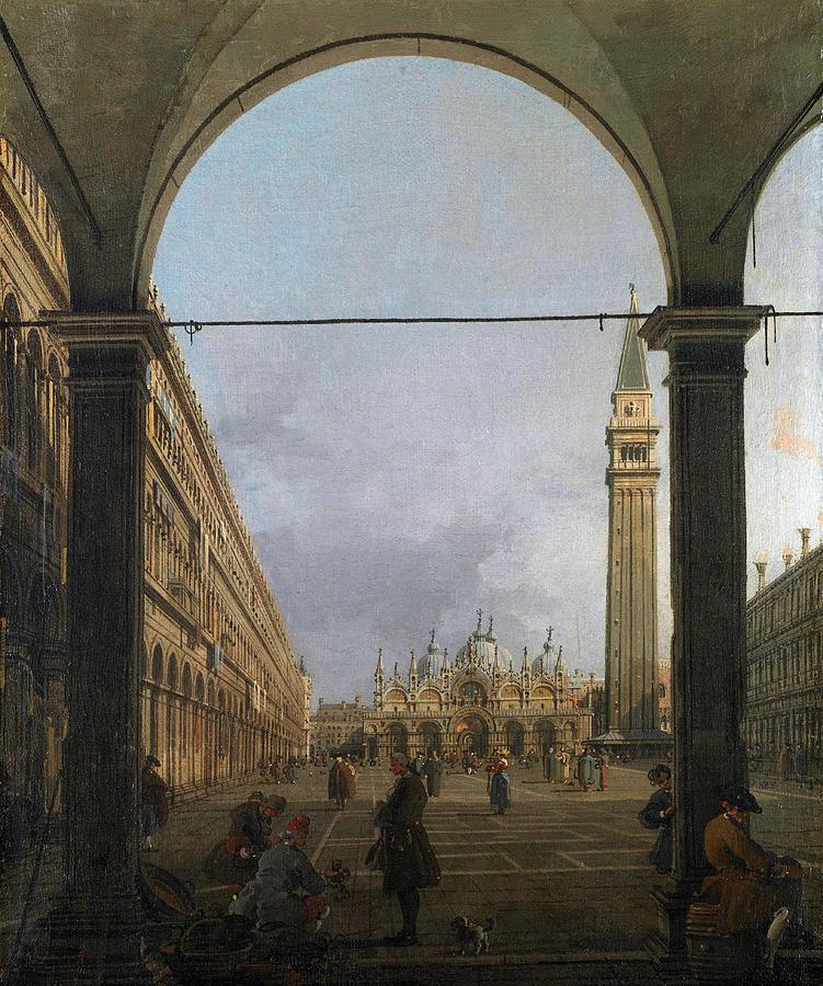 Venice  Piazza San Marco  Painting by Canaletto