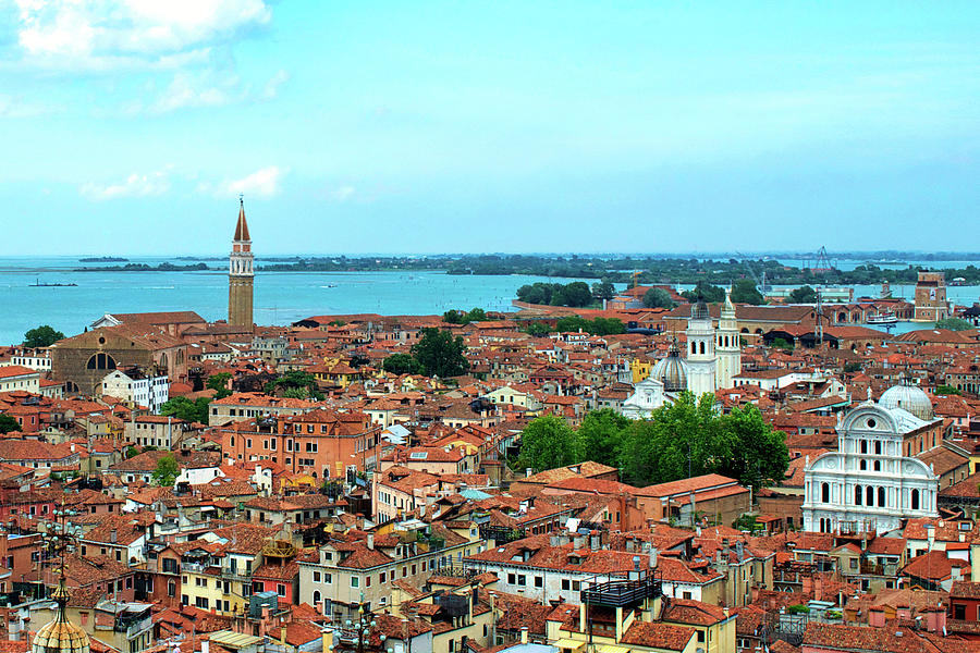 Venice Rooftops from St. Marks Campanile Photograph by Matthew DeGrushe