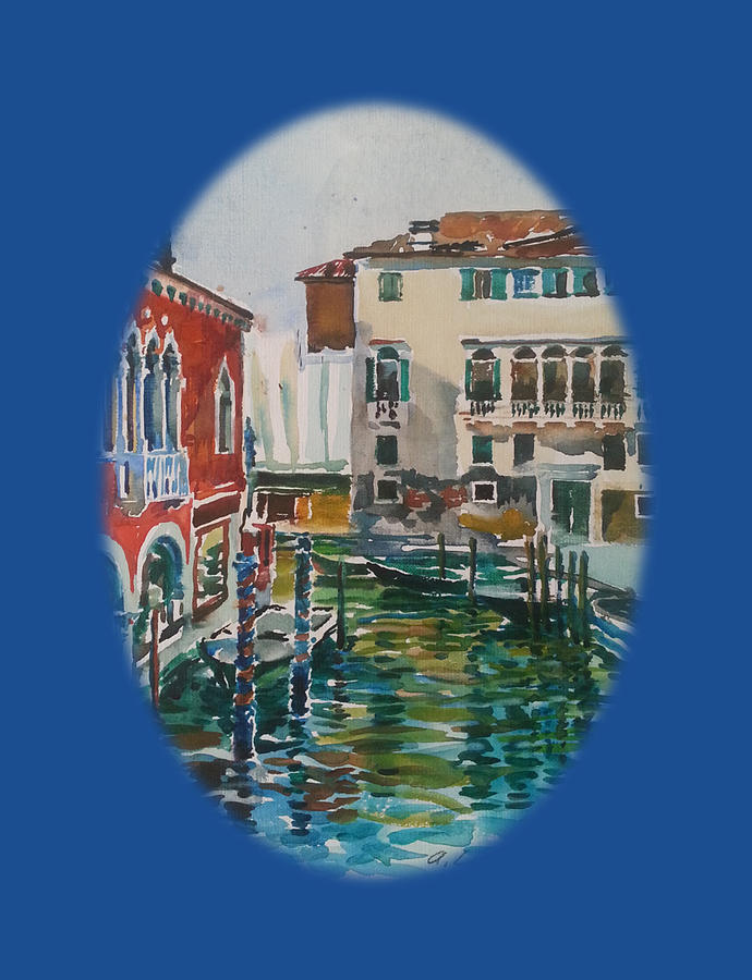 Venice Royal Painting by Anna Lobovikov-Katz