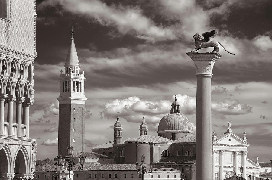Venice Photograph - Venice Skyline, Italy by Michael Chiabaudo