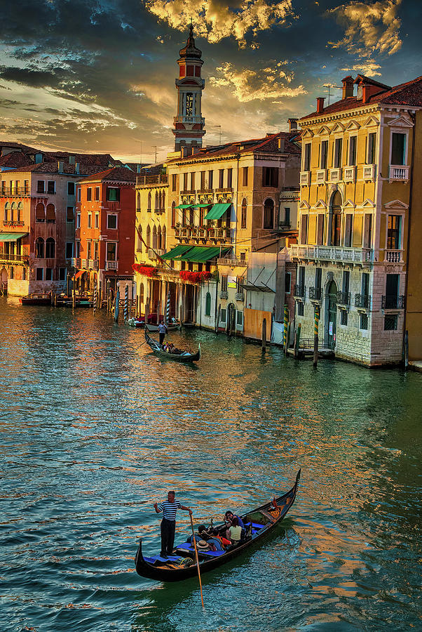 Venice Sunset Photograph by Harry Spitz