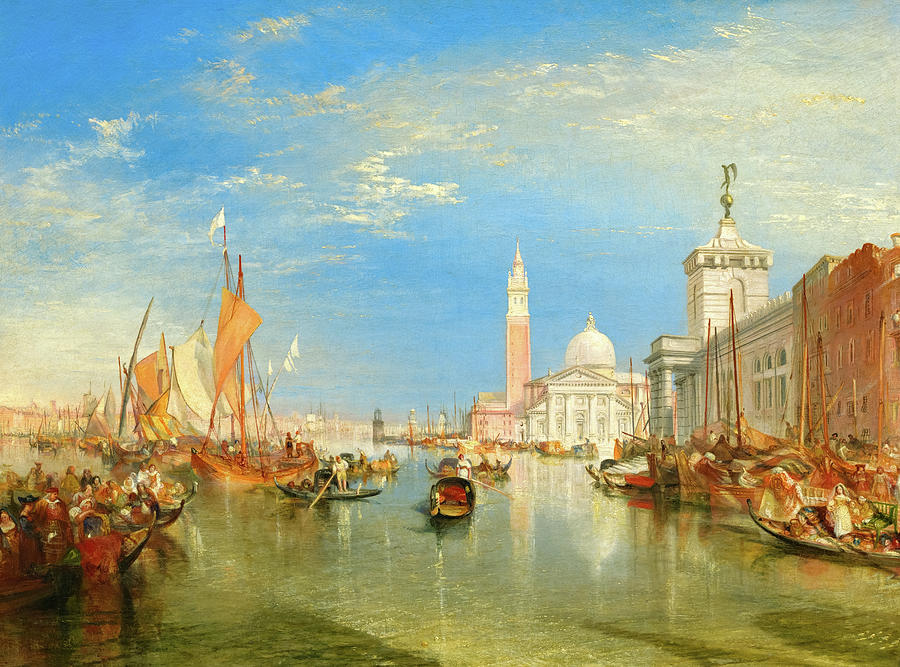 Joseph Mallord William Turner Painting - Venice, The Dogana and San Giorgio Maggiore, 1834 by Joseph Mallord William Turner