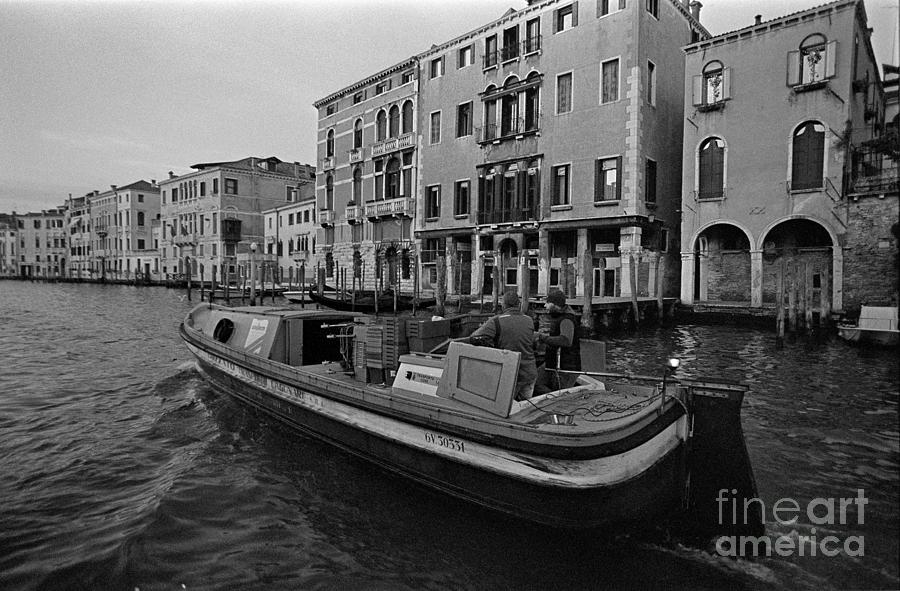 Venice Transport Boat Photograph by Riccardo Mottola