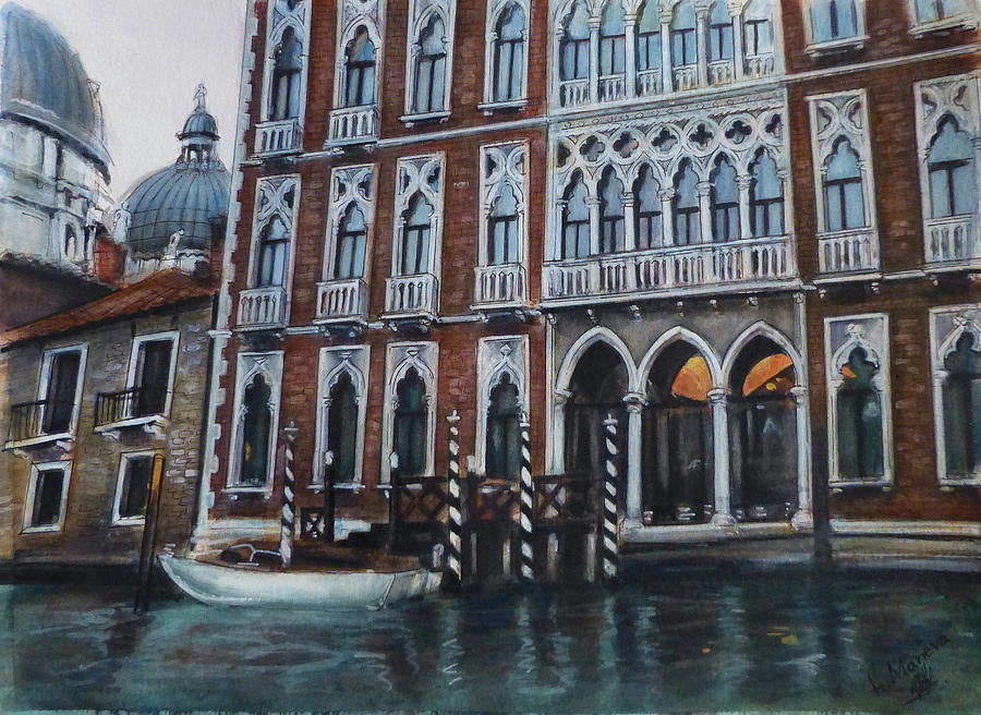 Venice V Painting by Henrieta Maneva