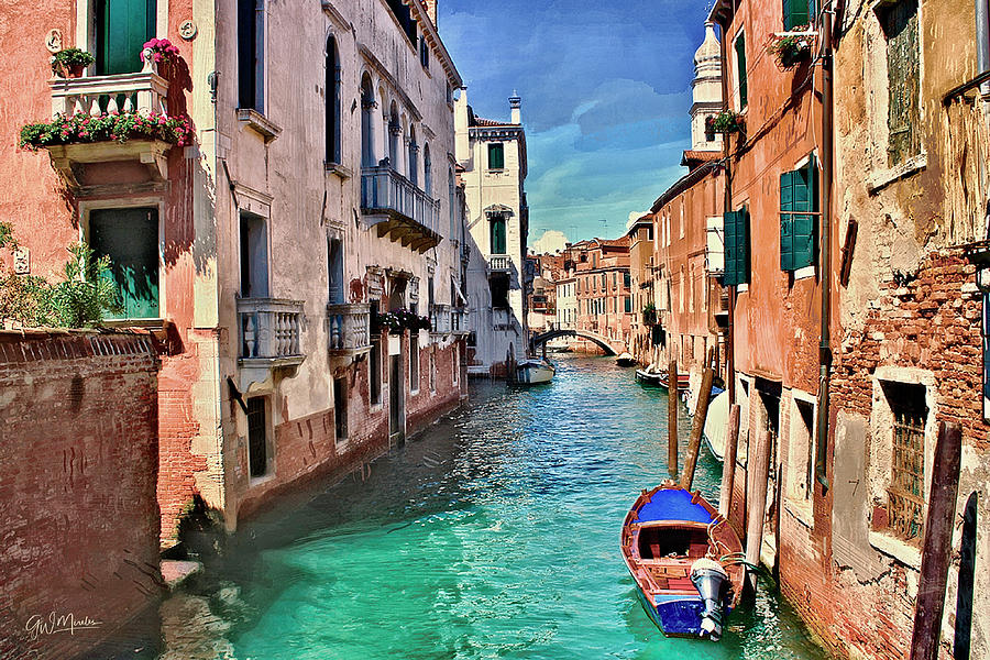 Venice Waterway Photograph by GW Mireles