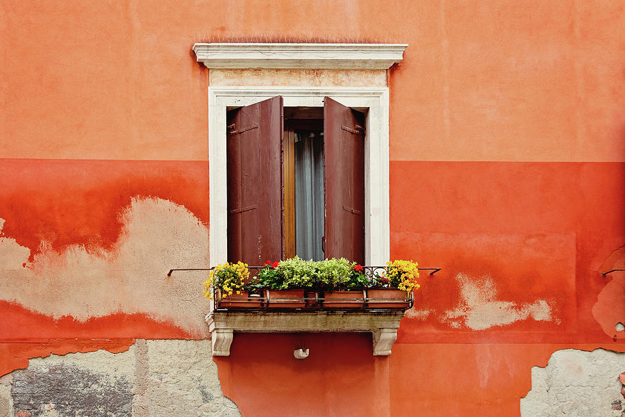 Venice Window No. 1 Photograph by Melanie Alexandra Price