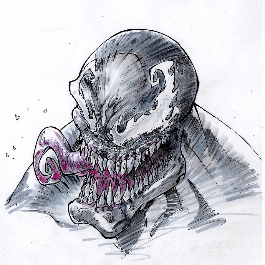 venom sketch full body