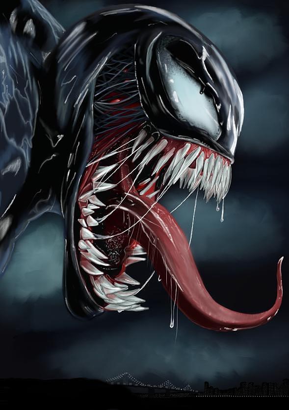 Venom Digital Art by Syed yawar hussain Shah - Fine Art America