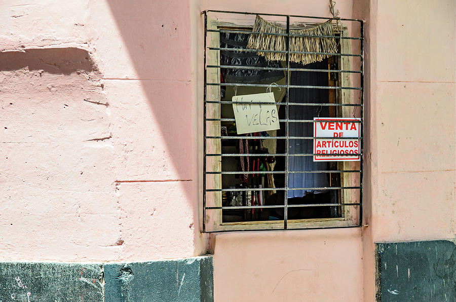 Venta de Articulos Religiosos - Havana, Cuba. Photograph by Rob Huntley