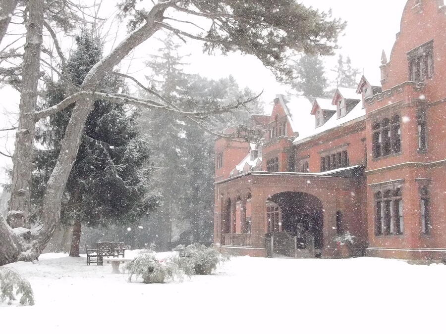 Ventfort Hall in Winter Photograph by Atlas Tracer - Fine Art America