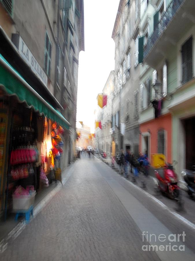 Ventimiglia Blurry Photograph by Aisha Isabelle