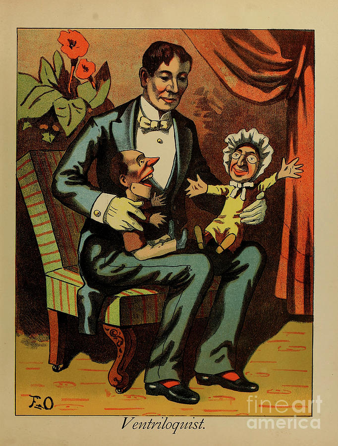 Ventriloquist V3 Photograph by Historic illustrations