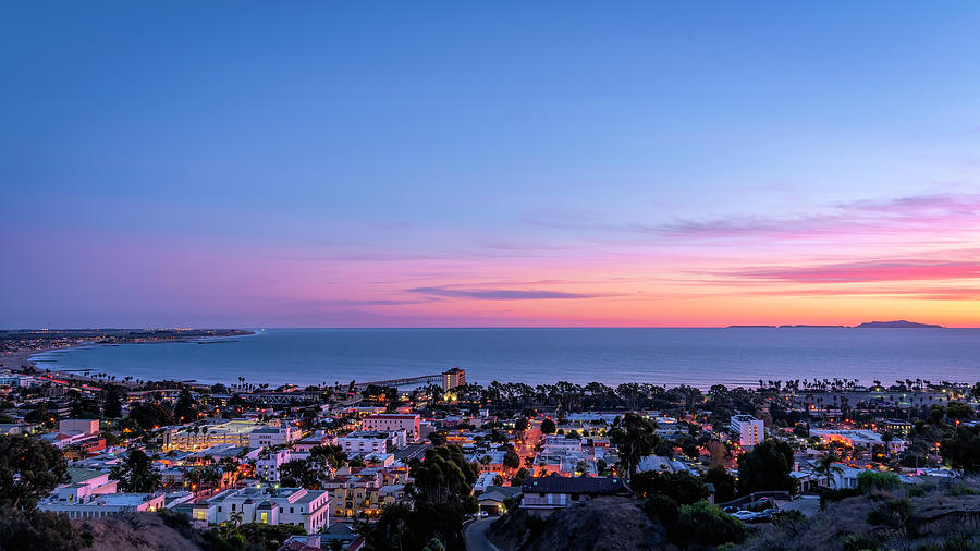 Ventura Bathed in Colors of Sunset Photograph by Lindsay Thomson
