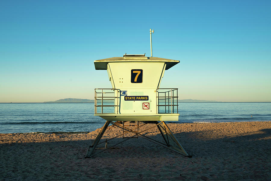 Ventura Beach Lifeguard Stand Photograph by Matthew DeGrushe