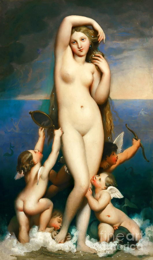 Venus Anadyomene Painting by Jean-Auguste-Dominique Ingres
