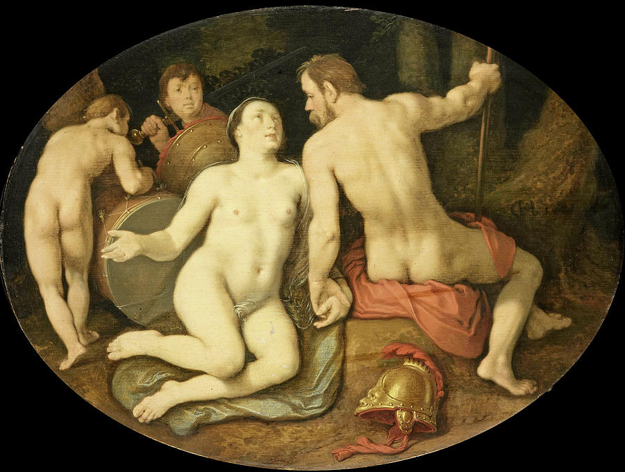 Venus and Mars Painting by Cornelis Cornelisz van Haarlem
