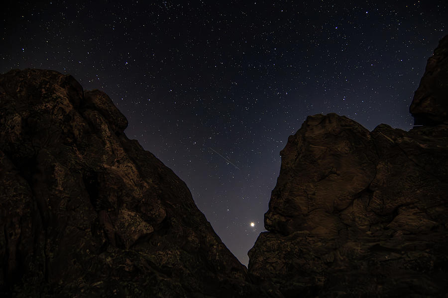 Venus and Mars shine bright Photograph by Spike Silvernail