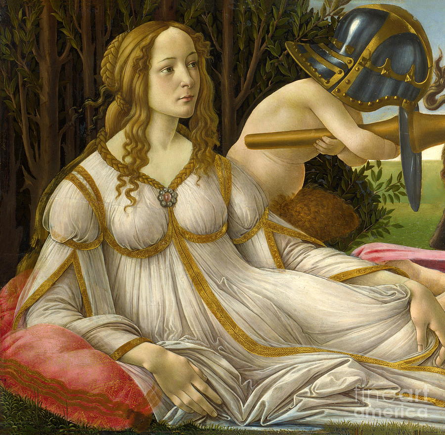 Venus and Mars - Venus Painting by Sandro Botticelli