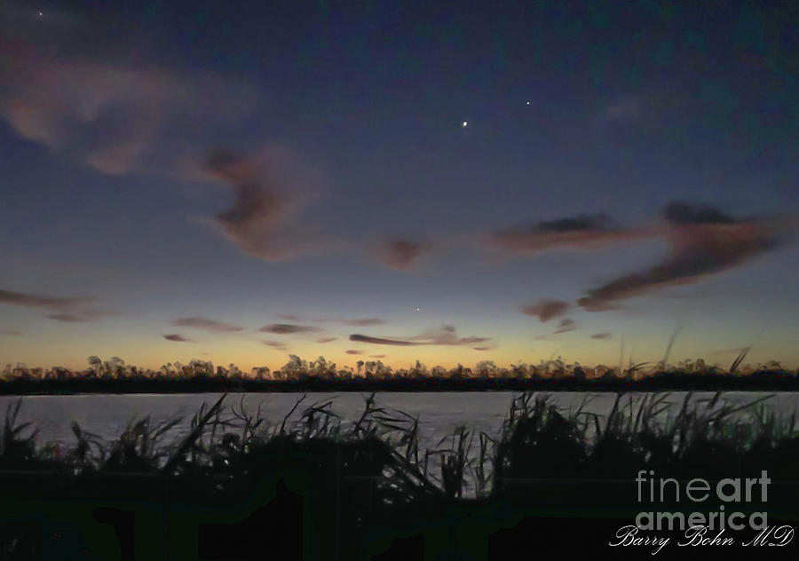 Venus at dawn Photograph by Barry Bohn