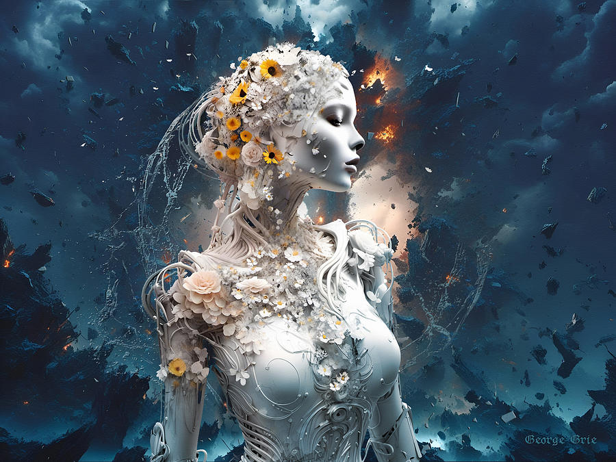 Goddess Of Love Digital Art - Venus Awakening by George Grie