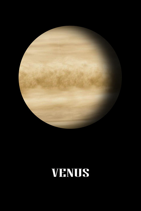 Fantasy Digital Art - Venus Planet by Manjik Pictures