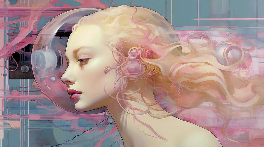 Birth Of Venus Digital Art - Venus Rebooted by Nadia Corso