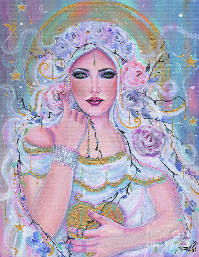 Venus Roman goddess Painting by Renee Lavoie - Fine Art America