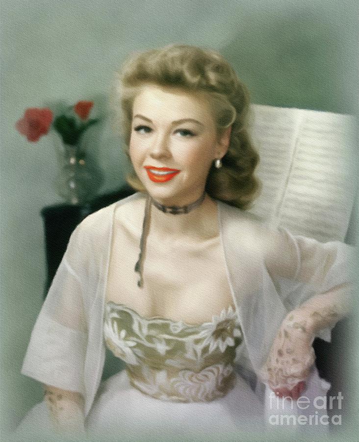 Vera Ellen, Actress Painting by John Springfield - Fine Art America