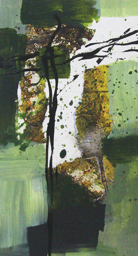 Verde Arte Painting by Nancy Merkle