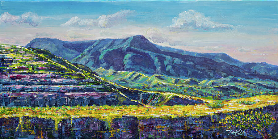 Verde Canyon Painting by Robert FERD Frank