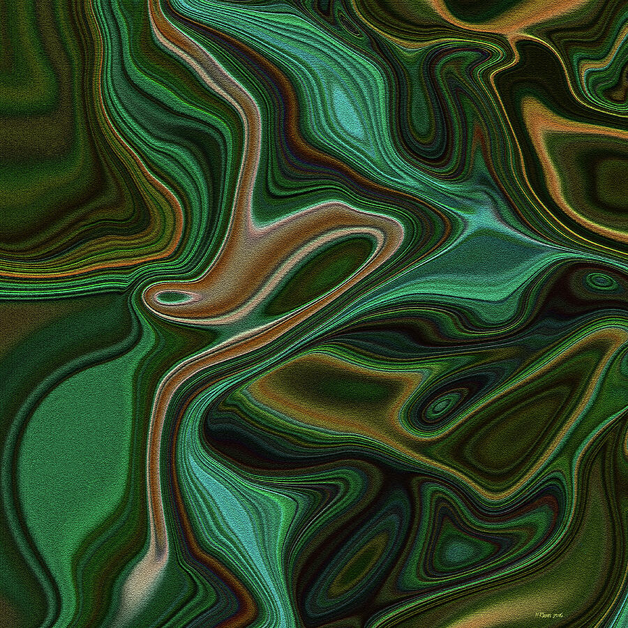 Veridian Digital Art by Bamalam Art