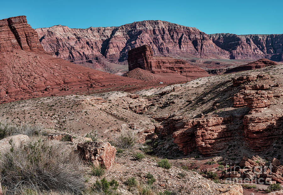 Vermillion Cliffs at Navajo Bridge Photograph by Daniel Hebard