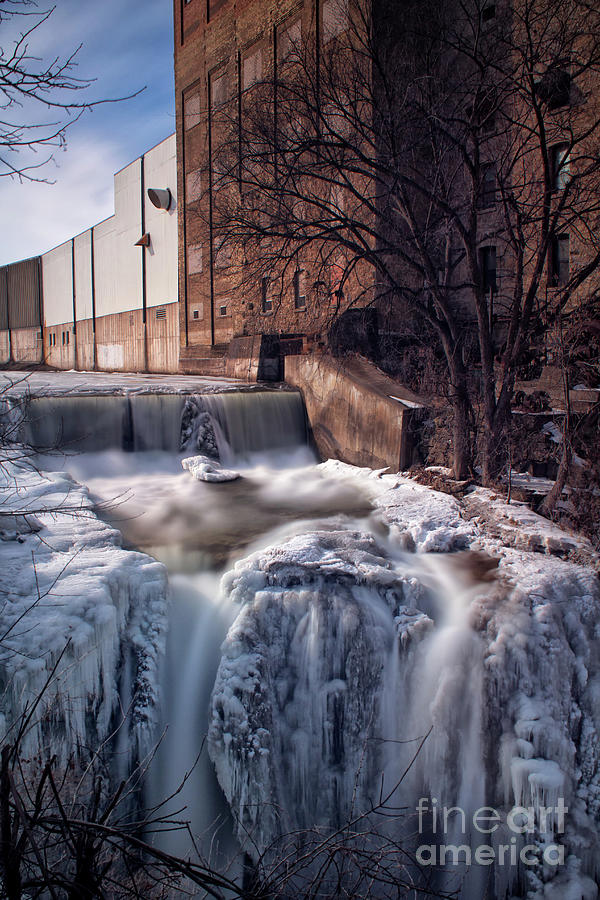 Vermillion Falls in February No.2 Photograph by Jimmy Ostgard