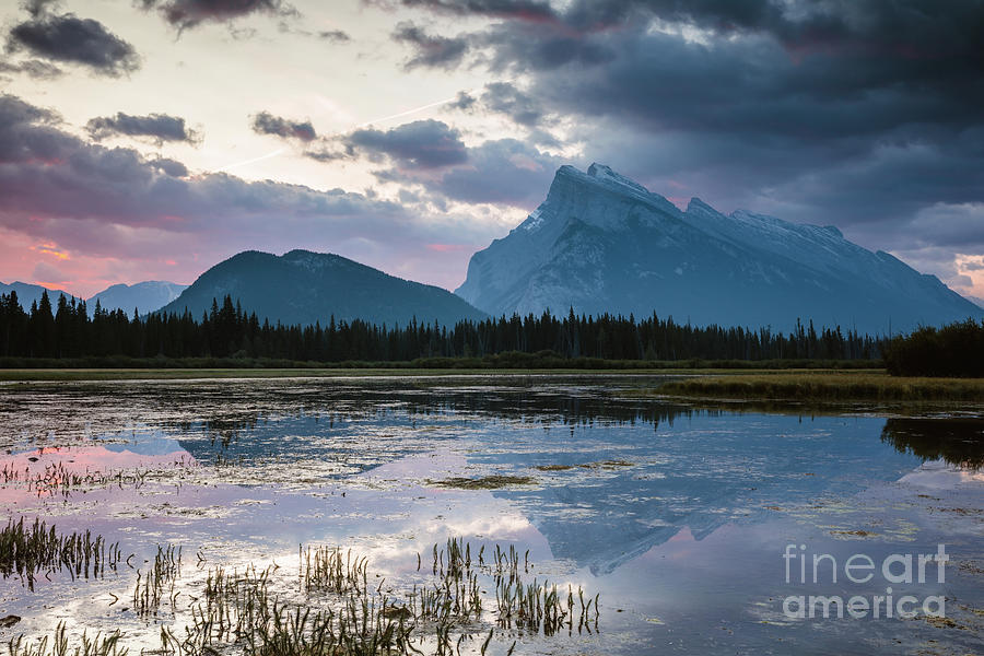 Vermillion lakes, Banff National Park, Alberta, Canada Photograph by Matteo Colombo