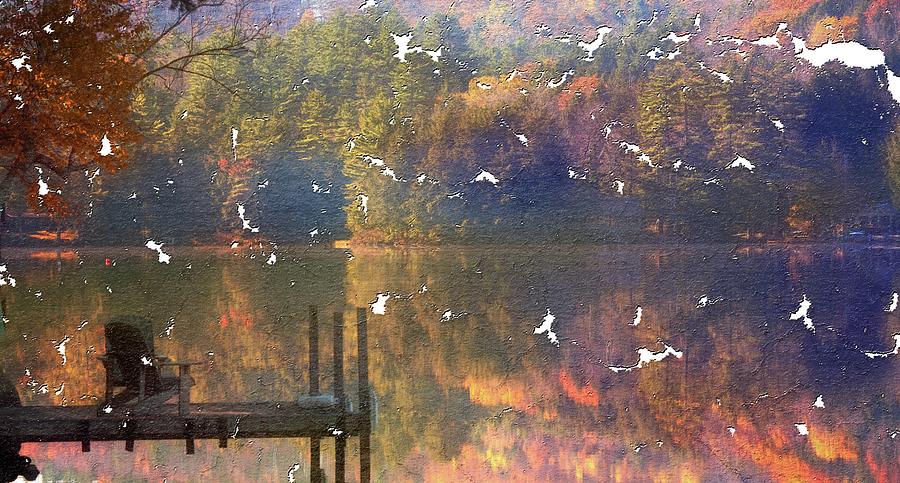 Vermont Autumn Pond Photograph