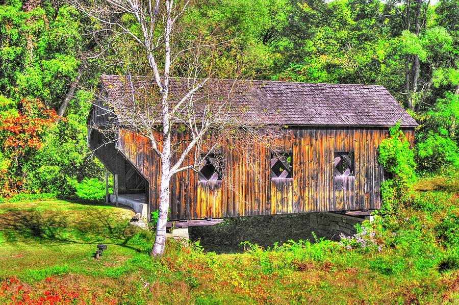 Vermont Covered Bridges - Baltimore Covered Bridge No. 5A, Windsor County Photograph by Michael Mazaika