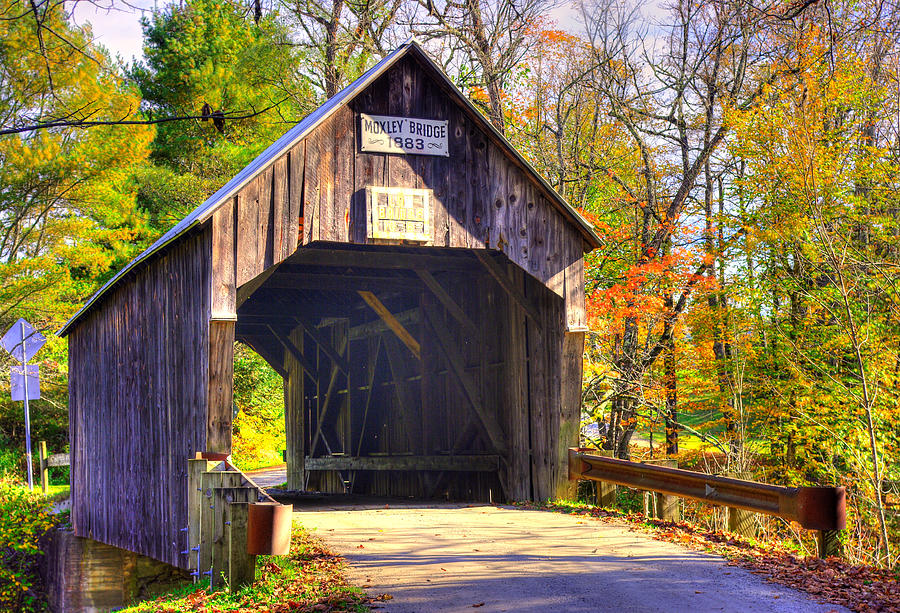 Vermont Covered Bridges - Moxley Covered Bridge No. 2 Over First Branch ...