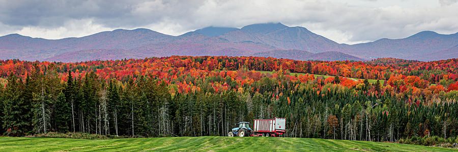 Vermont Fall Pano Photograph by Tim Kirchoff