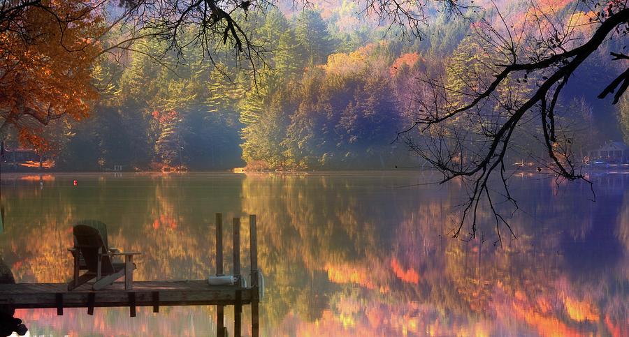Vermont Fall Pond View Photograph