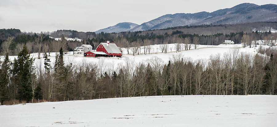 Vermont Farm in Winter Photograph by Gordon Ripley