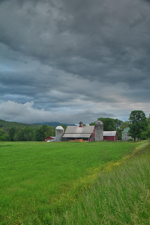 Vermont Farm Vertical Photograph by Raymond Salani III