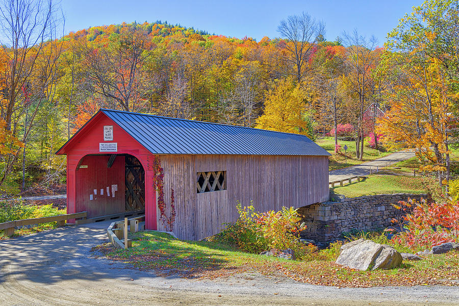 Vermont Green River Covered Bridge  Photograph by Juergen Roth