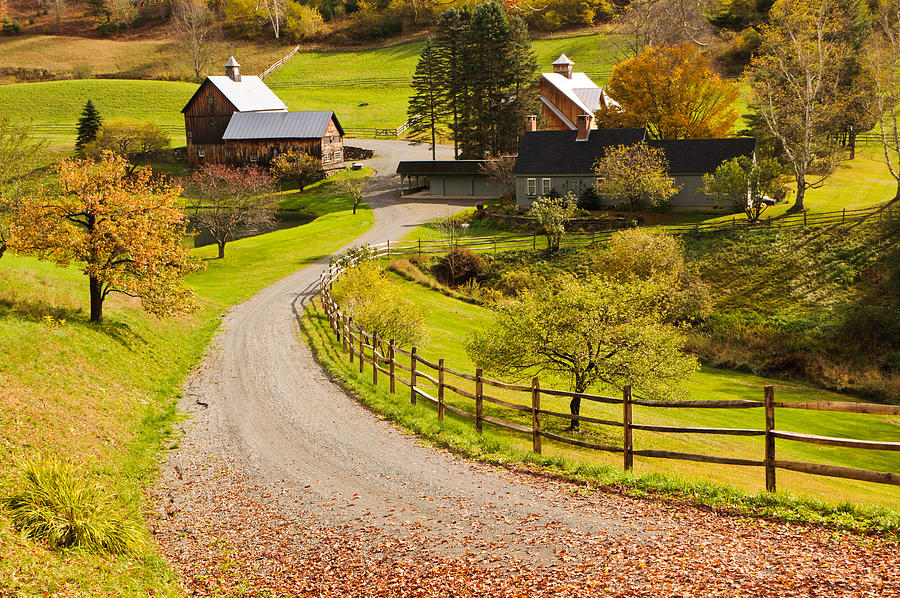 Vermont Homestead Photograph by KenWiedemann