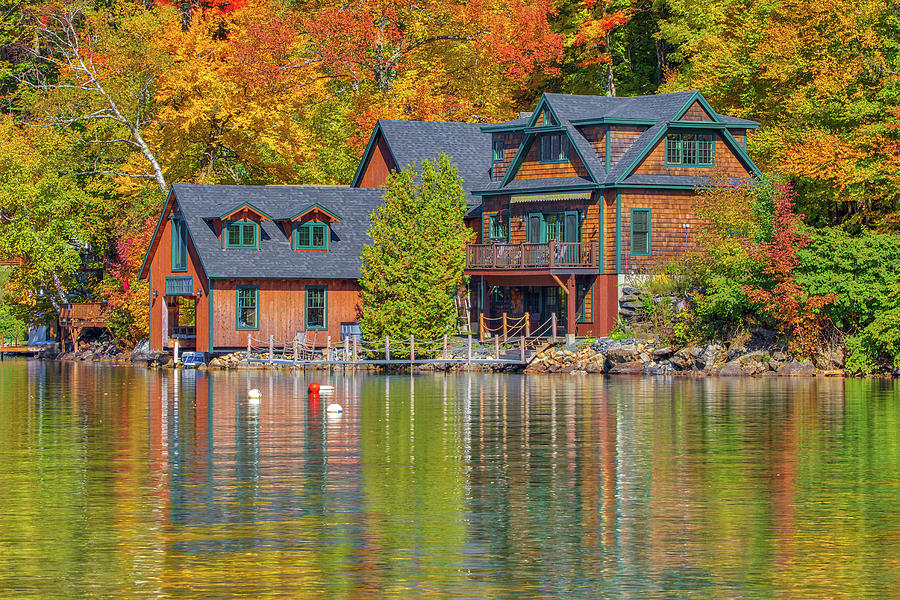 Vermont Lake House Photograph by Juergen Roth