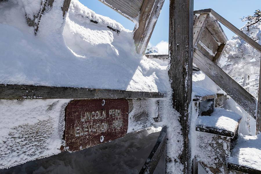 Vermont - Lincoln Peak Summit Photograph by Chad Dikun