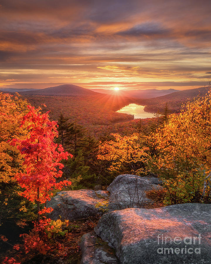 Fall Foliage Photograph - Vermont on Fire by Benjamin Williamson