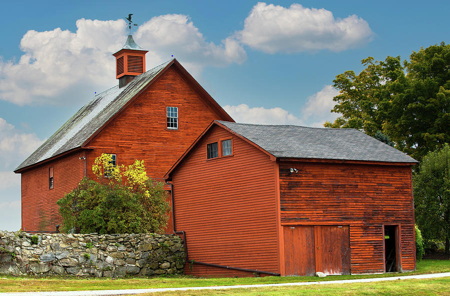 Vermont Red Barn Photograph by Melinda Dreyer
